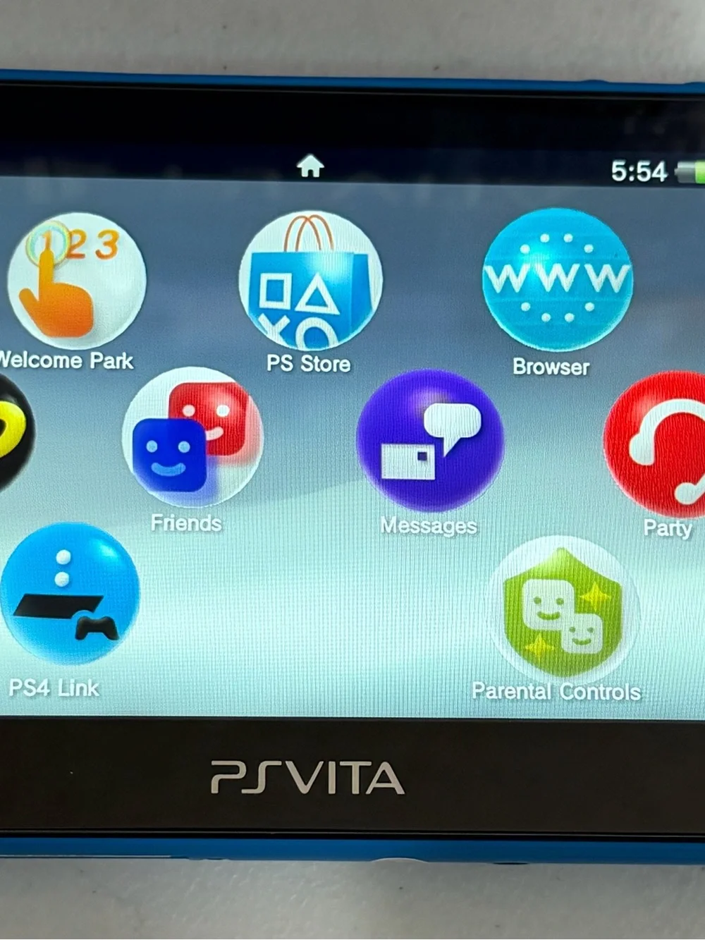 Sony PS Vita Handheld Console - Aqua Blue